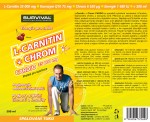  L-Carnitin + Chrom Cardio - etiketa