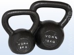 Kettlebells - �erven� (8 + 16 kg)