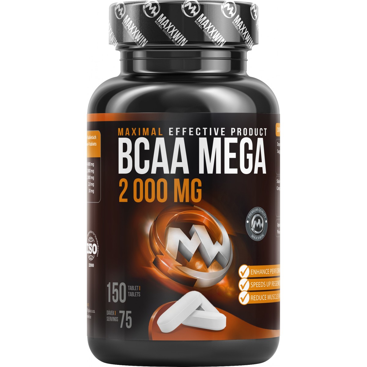 BCAA Mega 2000 mg - MAXXWIN