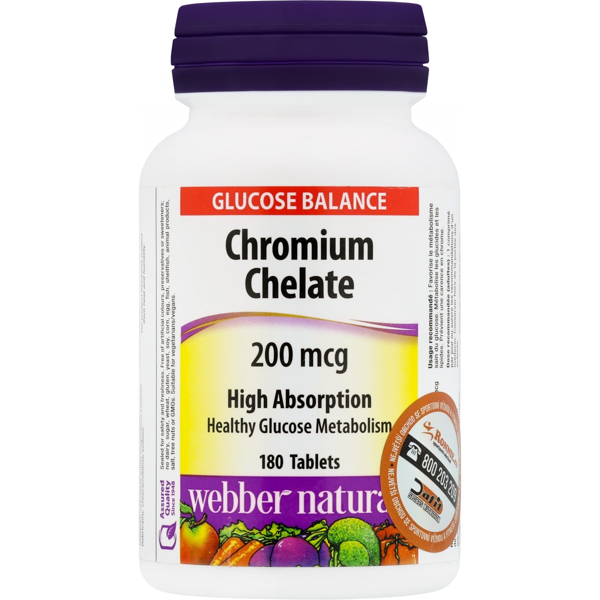 Chromium Chelate - Webber Naturals