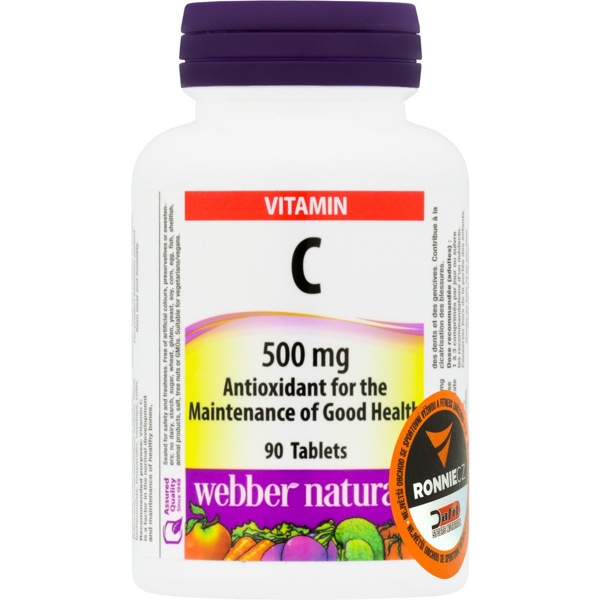 Vitamin C 500 mg - Webber Naturals