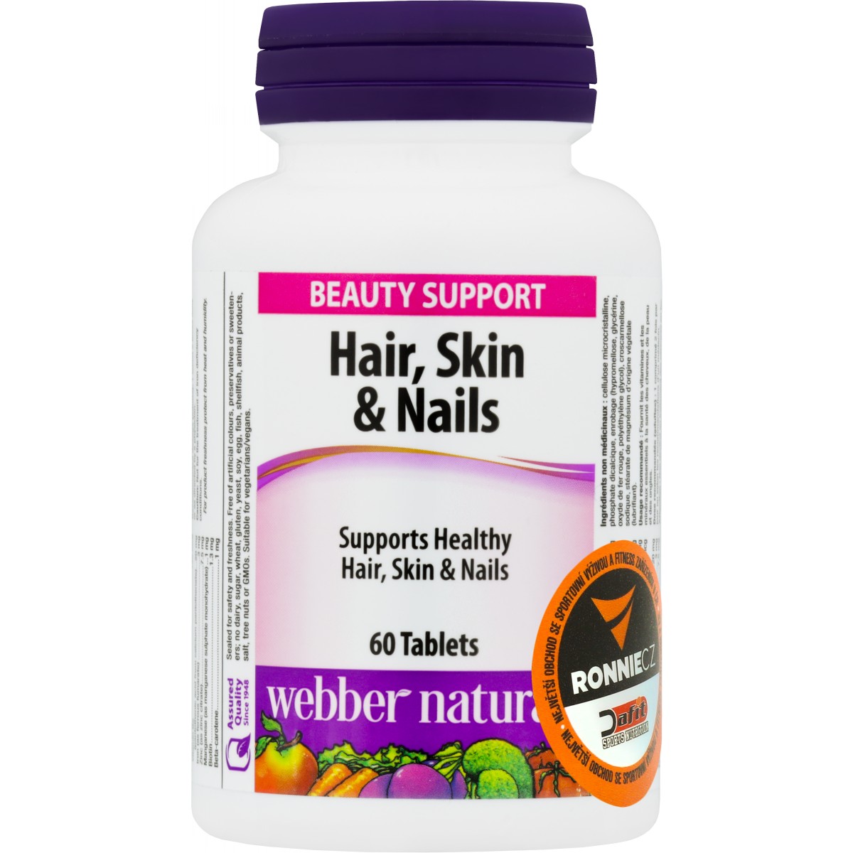 Hair, Skin & Nails (vlasy, k��e a nehty) - Webber Naturals