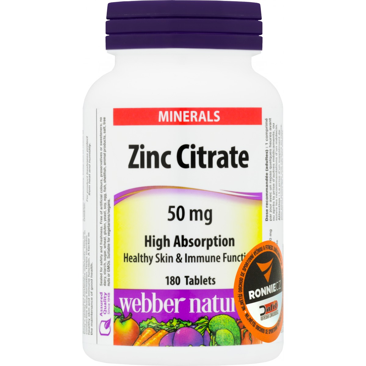 Zinc Citrate - Webber Naturals