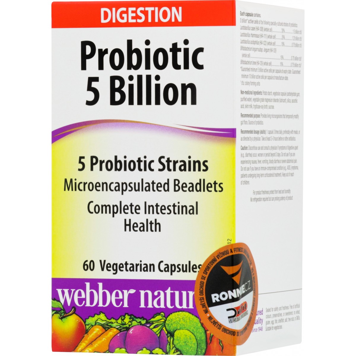 Probiotic 5 Billion - Webber Naturals