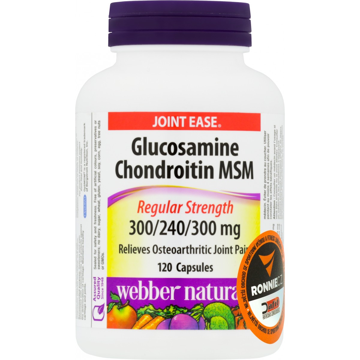 Glucosamine Chondroitin MSM (Regular Strength) - Webber Naturals