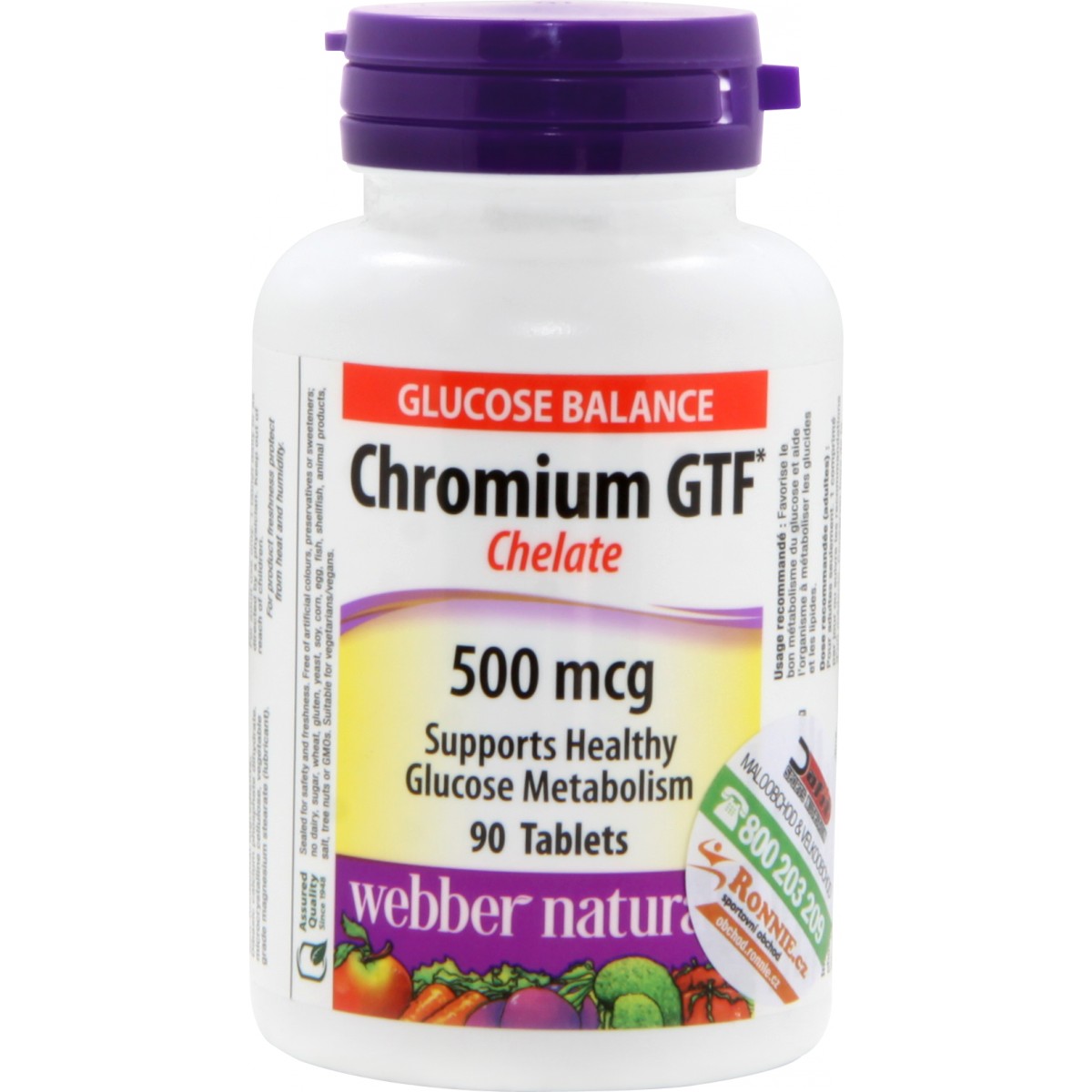 Chromium GTF Chelate - Webber Naturals