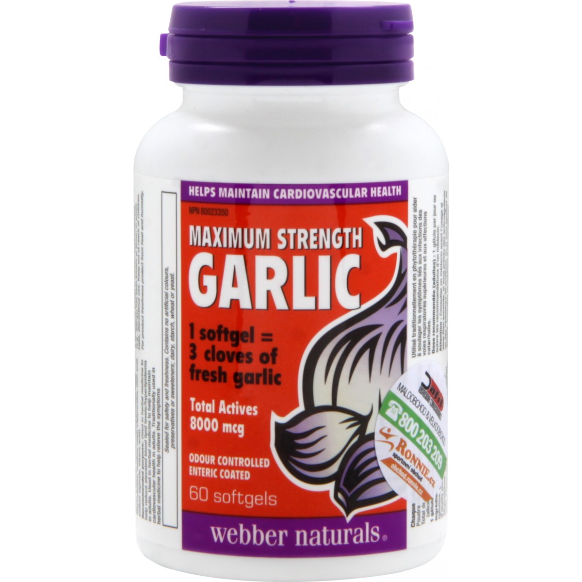 Garlic (�esnek) - Webber Naturals