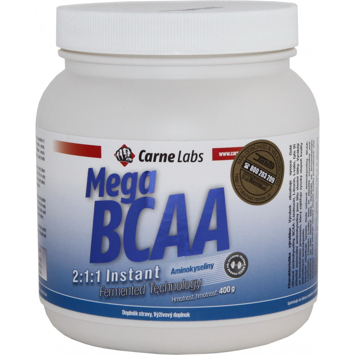 Mega BCAA 2:1:1 Instant - Carne Labs