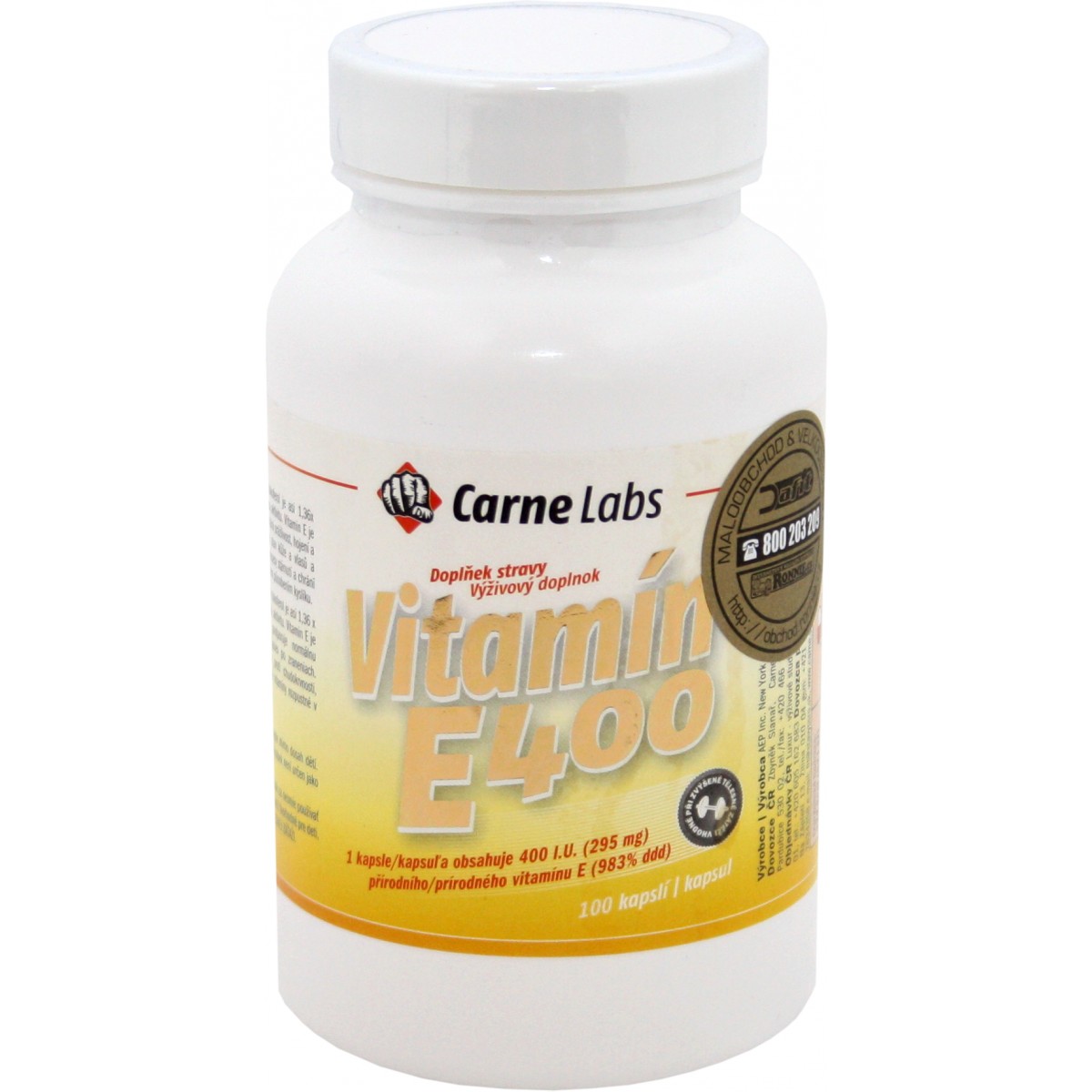 Vitam�n E 400 - Carne Labs