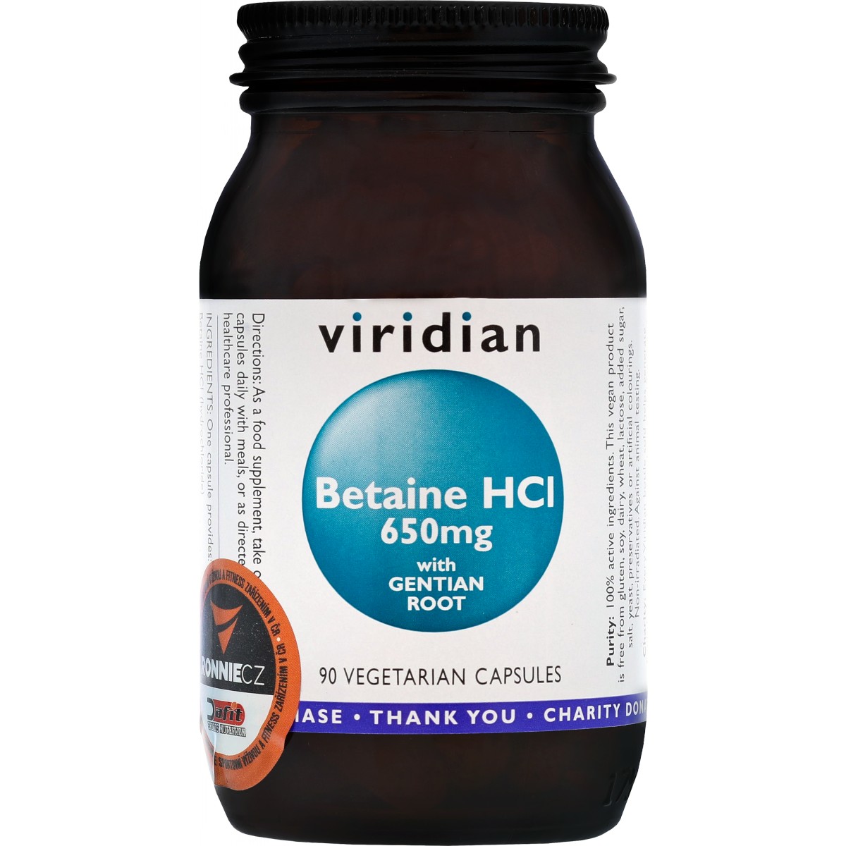 Betaine HCl - Viridian