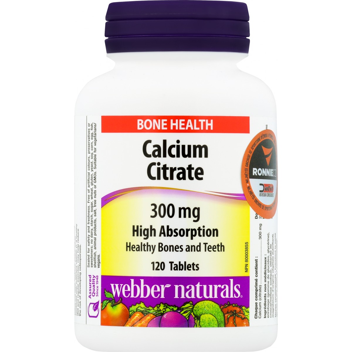 Calcium Citrate (v�pn�k) - Webber Naturals