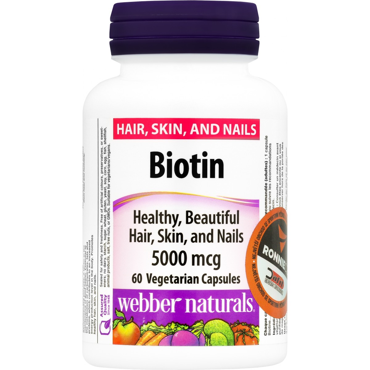 Biotin 5000 mcg - Webber Naturals