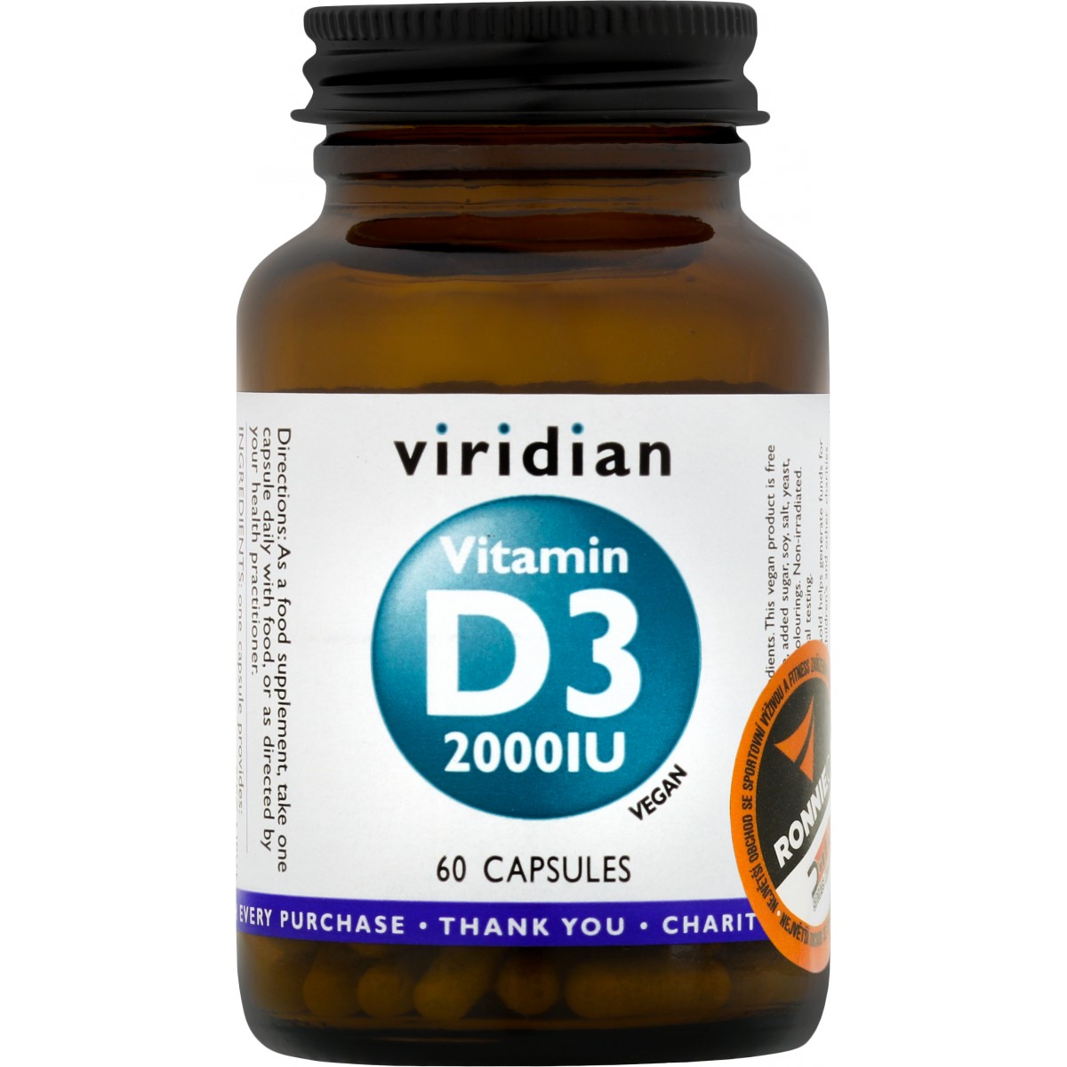 Vitamin D3 2000 IU - Viridian