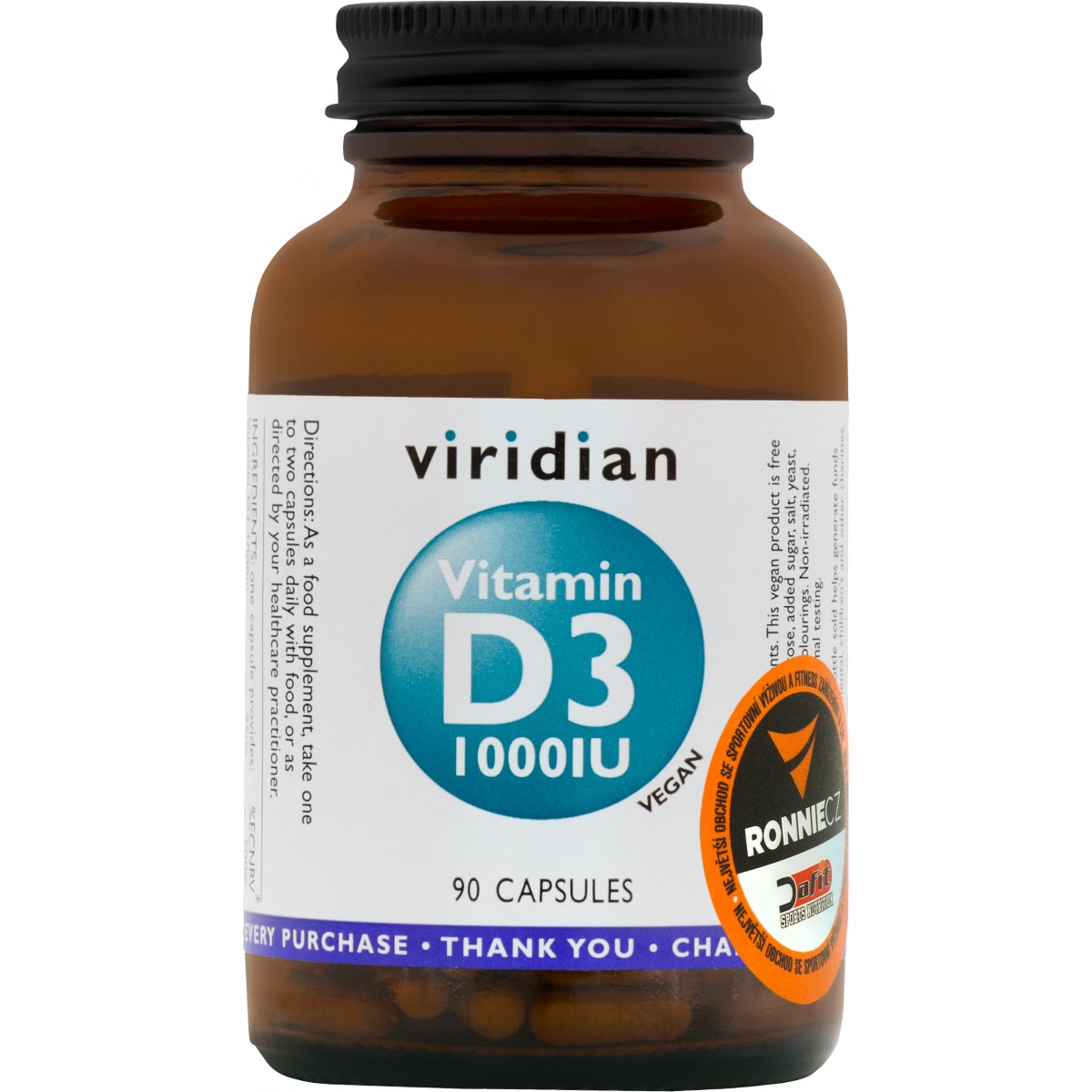 Vitamin D3 1000 IU - Viridian