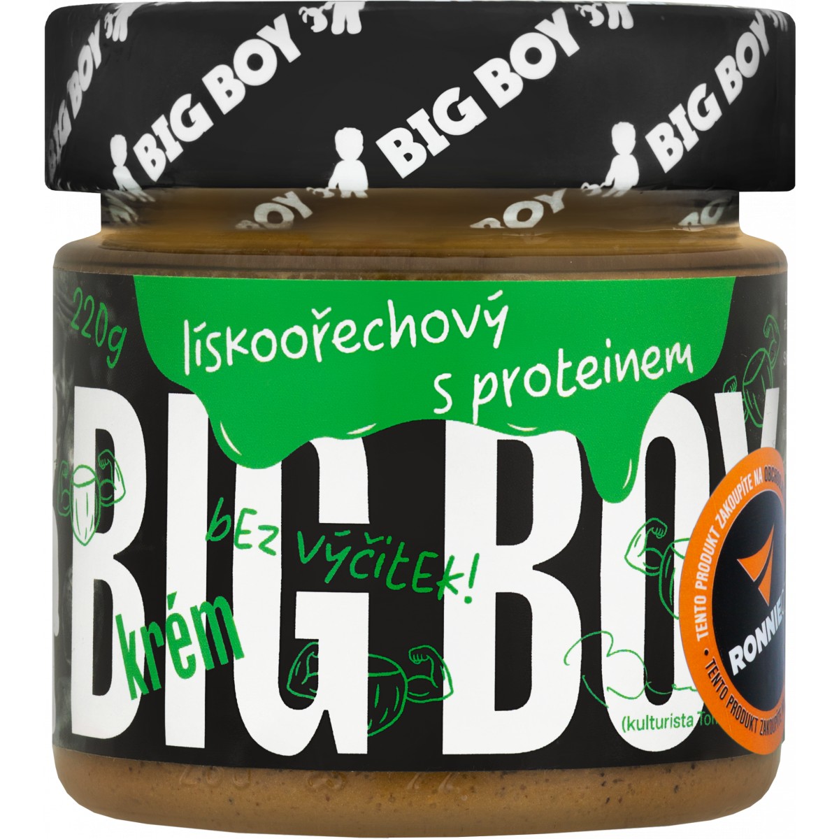 L�skoo�echov� kr�m s proteinem - Big Boy