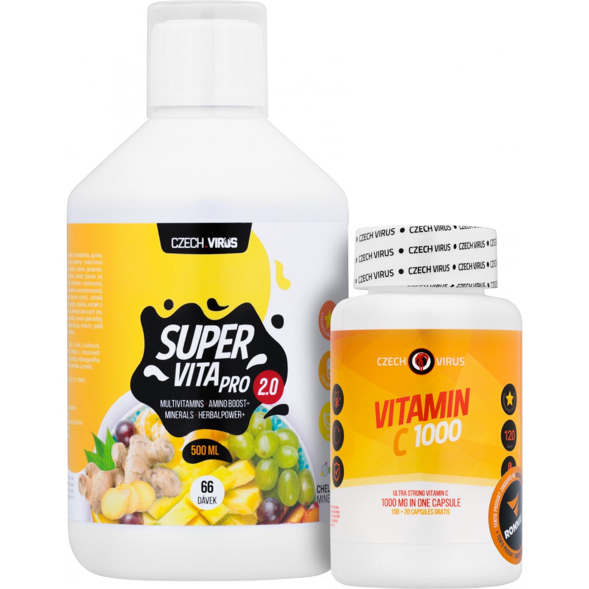 SuperVita Pro 2.0 + Vitamin C 1000 ZDARMA! - Czech Virus