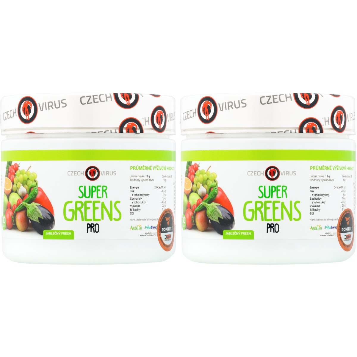 Super Greens Pro - akce 1+1 - Czech Virus