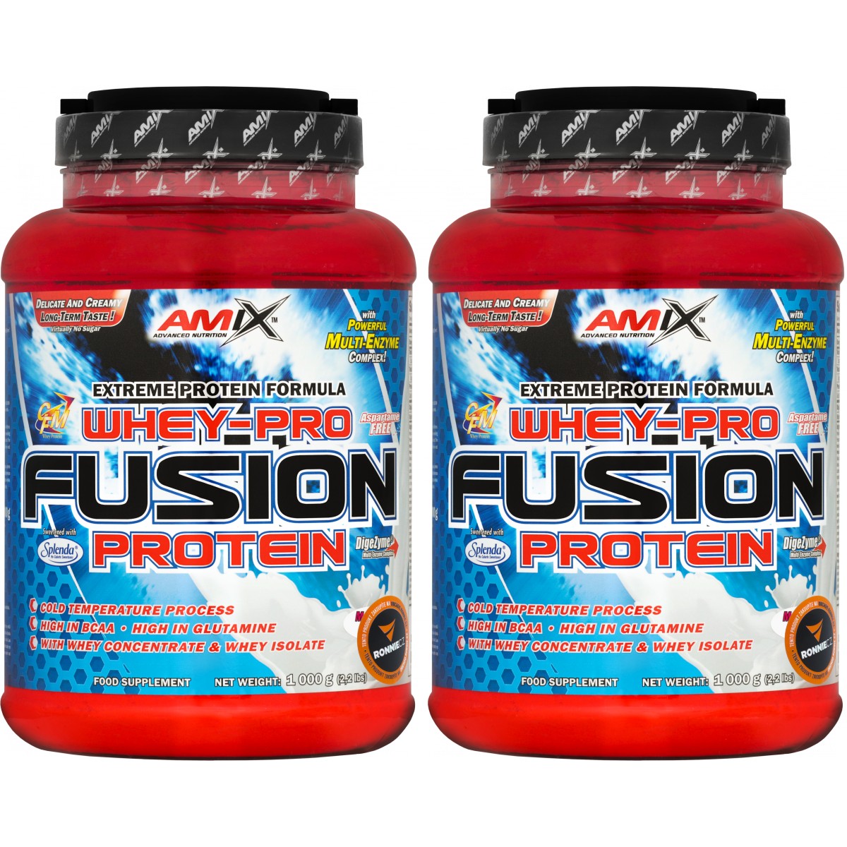 Whey-Pro Fusion Protein (1000 g) - akce 1+1 - Amix