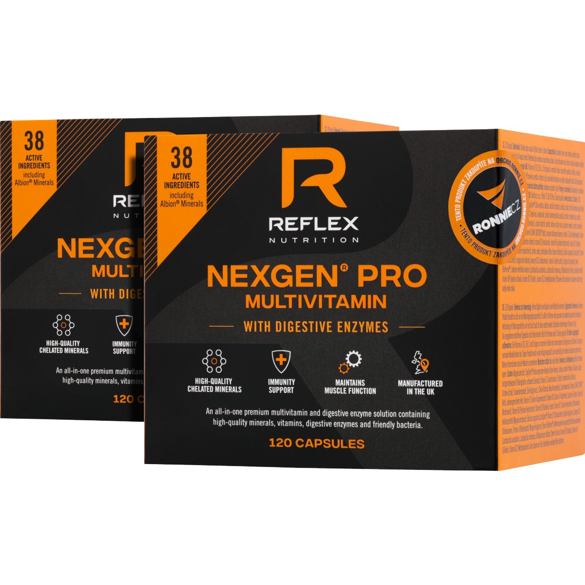 Nexgen Pro Multivitamin + Digestive Enzymes 1+1 ZDARMA! - Reflex Nutrition