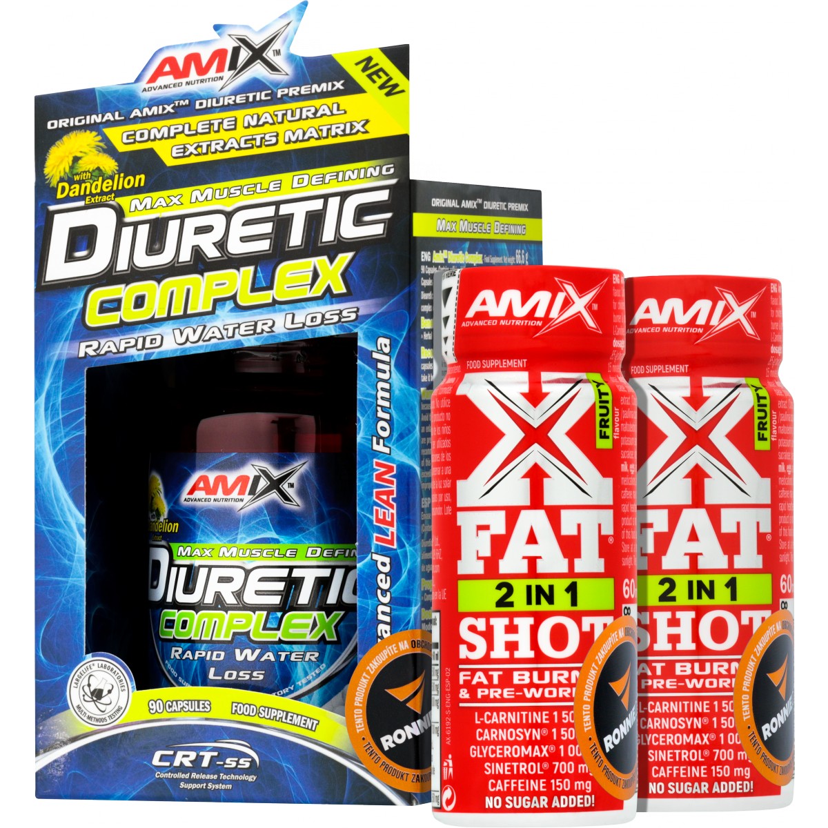 Diuretic Complex + 2x XFat� 2 in 1 Shot ZDARMA! - Amix