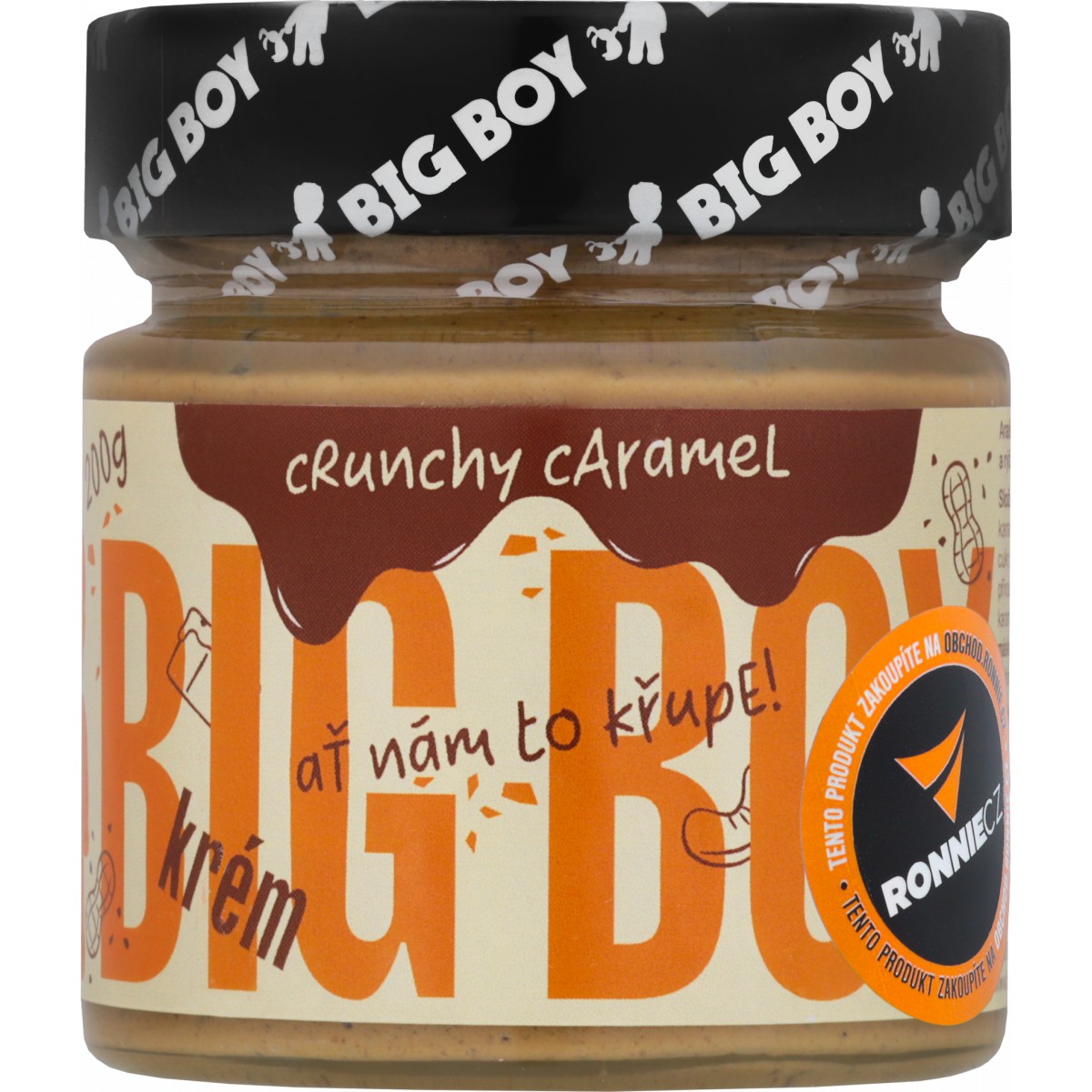 Ara��dovoke�u kr�m Crunchy Caramel - Big Boy