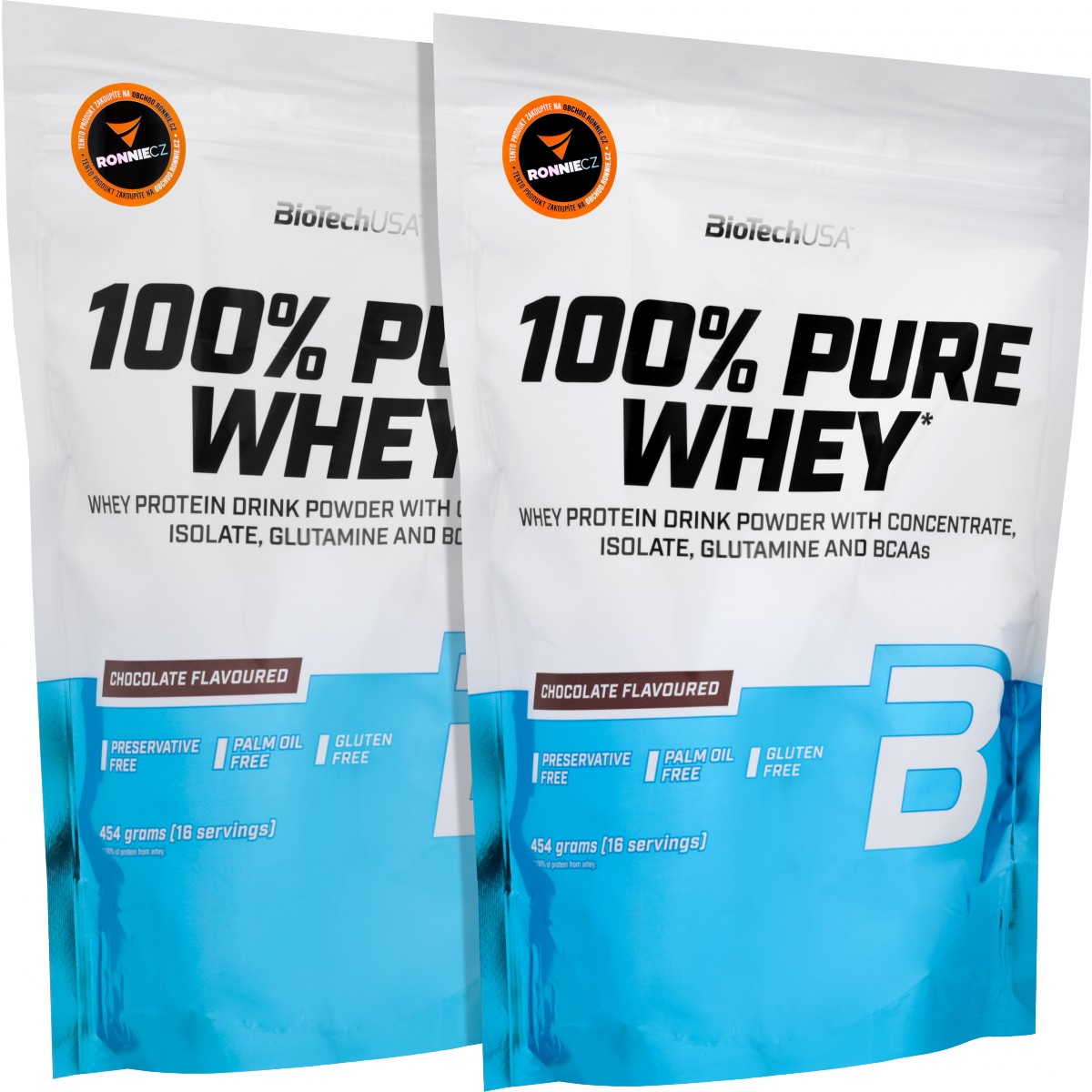 100 % Pure Whey - akce 1+1 - BioTech USA