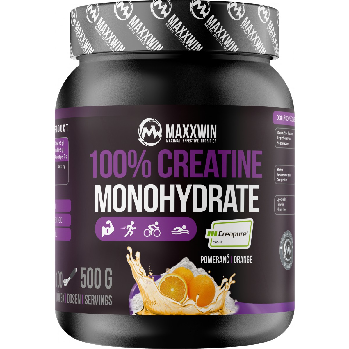 100 % Creatine Monohydrate Creapure - MAXXWIN