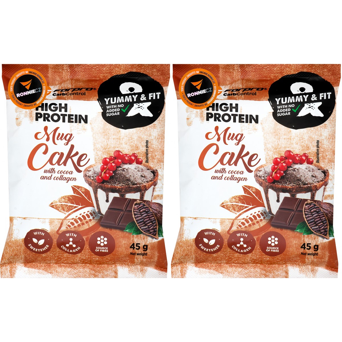 Proteinov� Mug Cake ForPro� - akce 1+1 ZDARMA! - ForPro