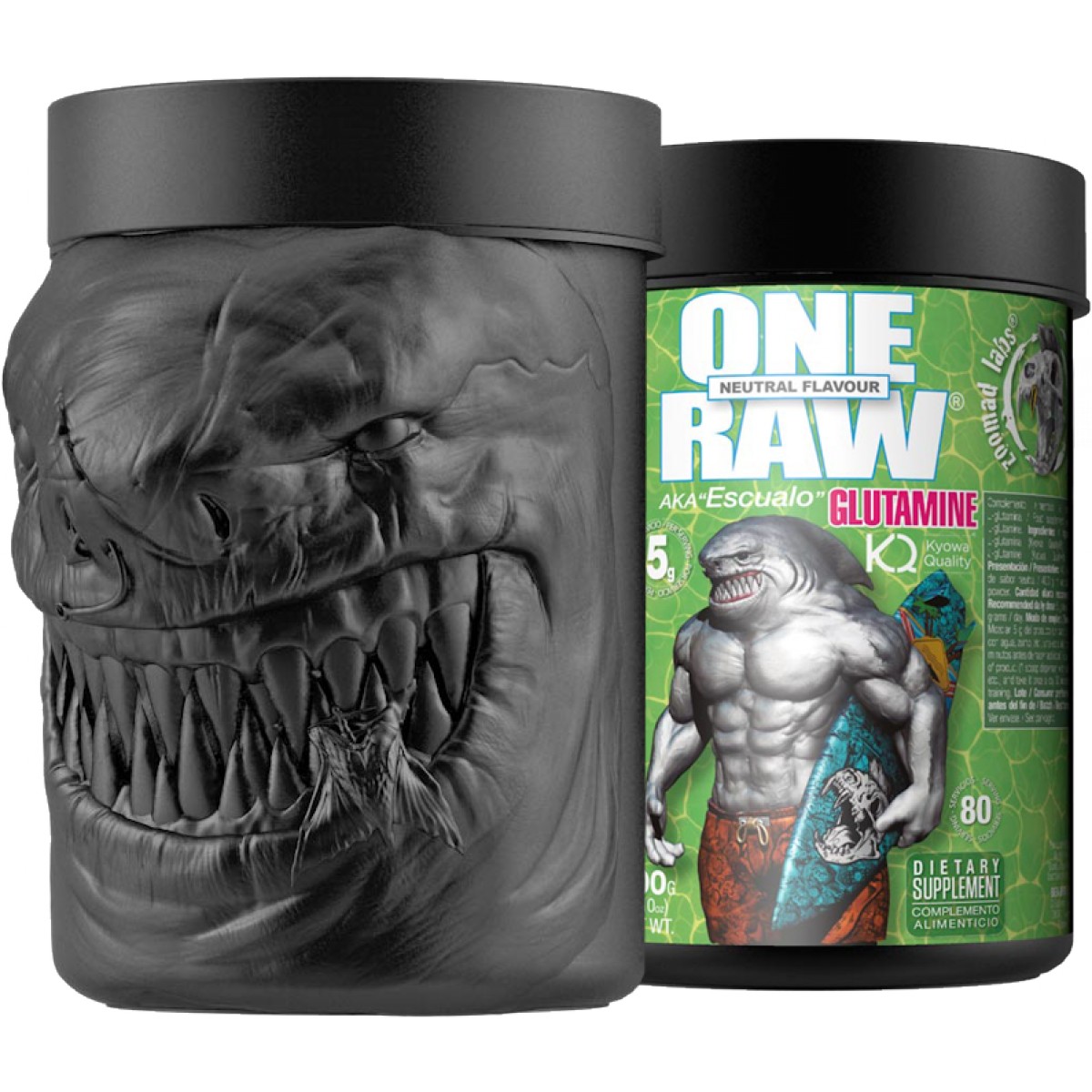 One Raw� Glutamine - bez p��chuti - Zoomad Labs