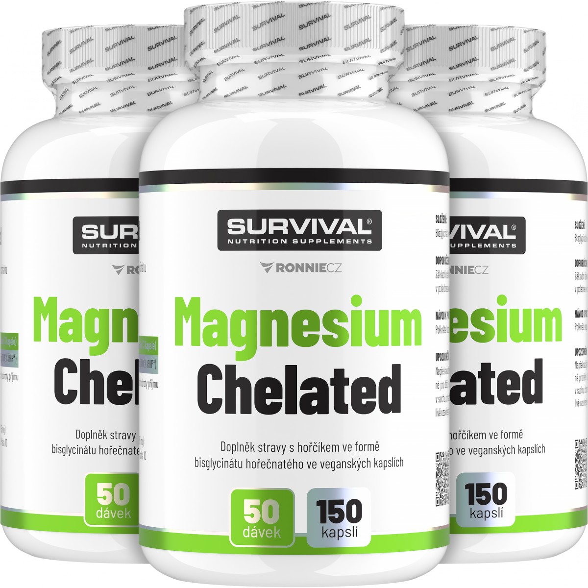 Ho���k � Magnesium Chelated - akce 2+1 ZDARMA! - Survival