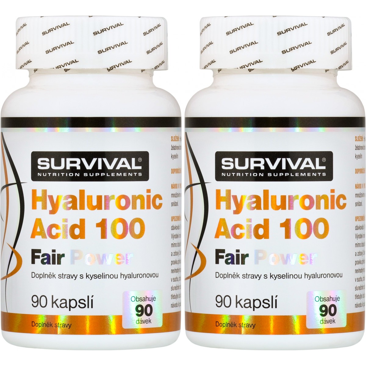 Hyaluronic Acid 100 (kyselina hyaluronov�) - akce 1+1 ZDARMA! - Survival