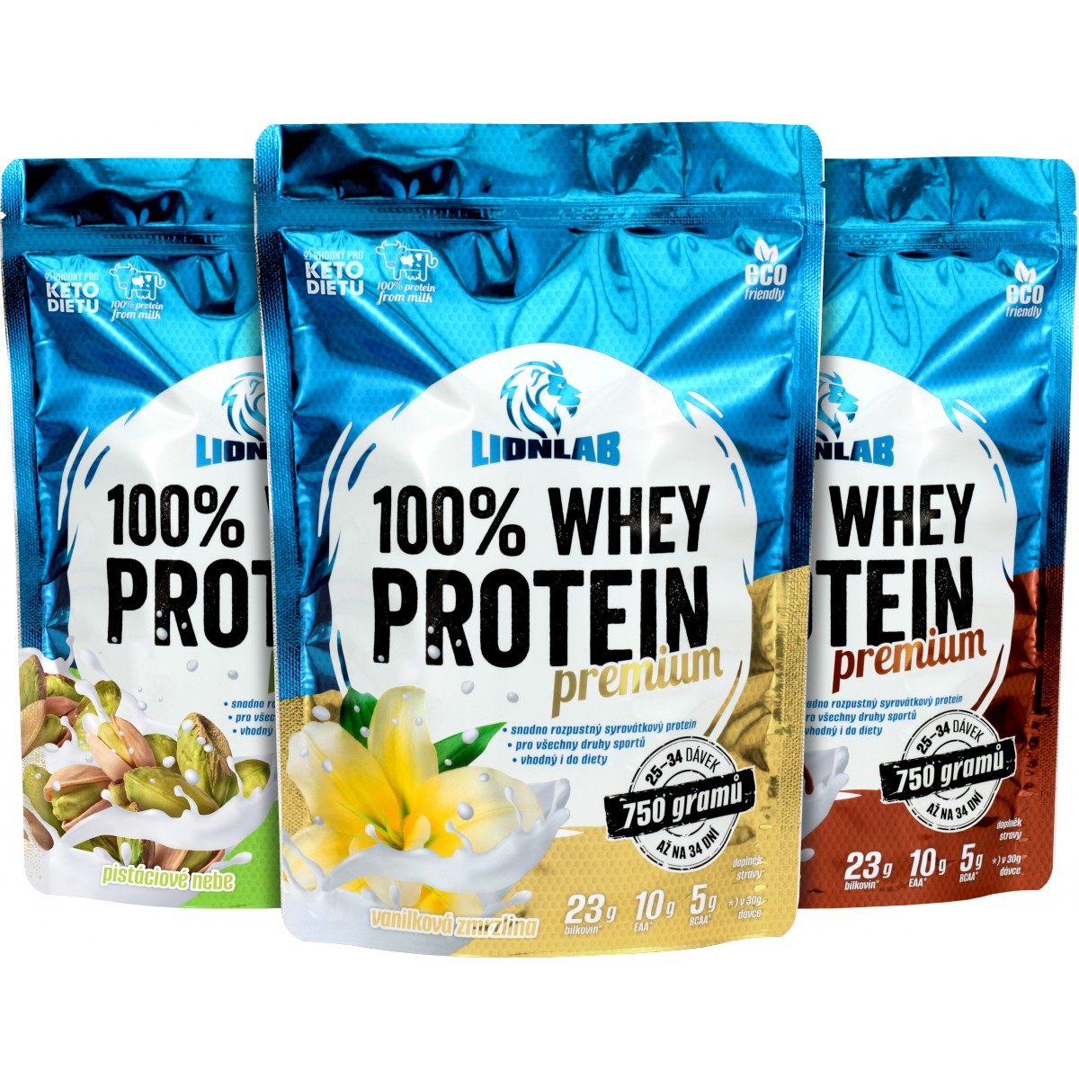 100 % Whey Protein - akce 2+1 - Lionlab