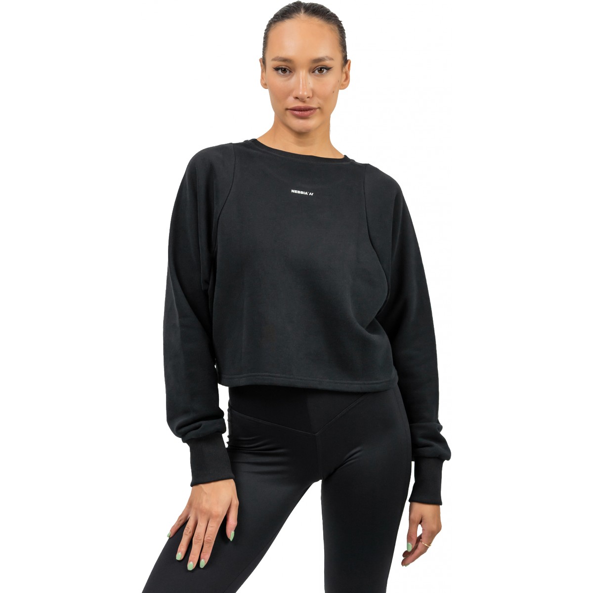 Crop mikina Gym Spirit - NEBBIA