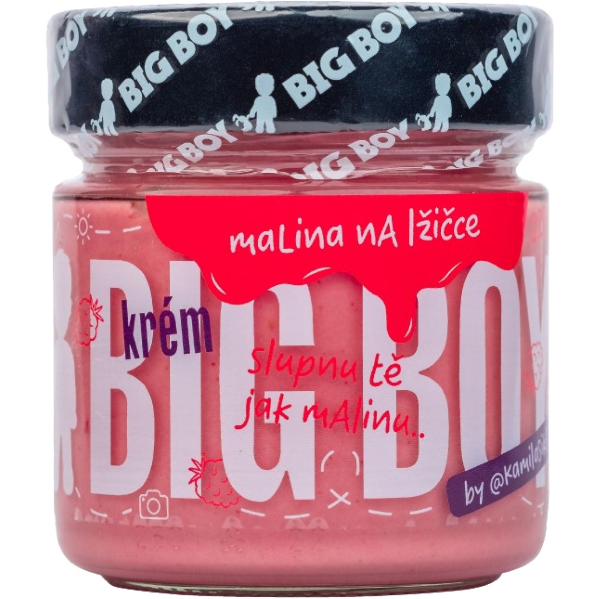 Mandlovokokosov� kr�m Malina na l�i�ce - Big Boy