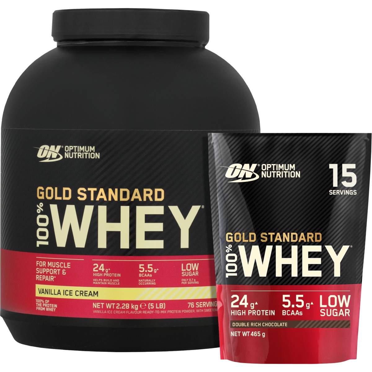 100 % Whey Gold Standard - akce 2020 g + 450 g ZDARMA! - Optimum Nutrition