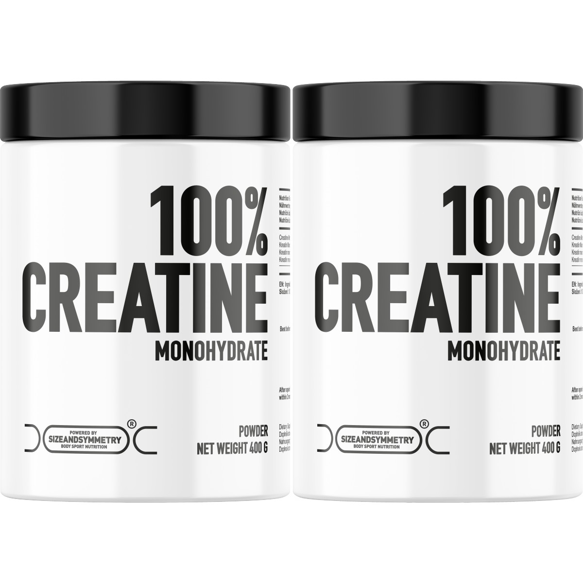 100 % Creatine Monohydrate - akce 1+1 ZDARMA! - Sizeandsymmetry