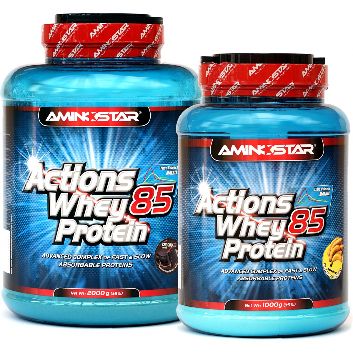 Actions Whey Protein 85 - akce 2000 g + 1000 g ZDARMA! - Aminostar