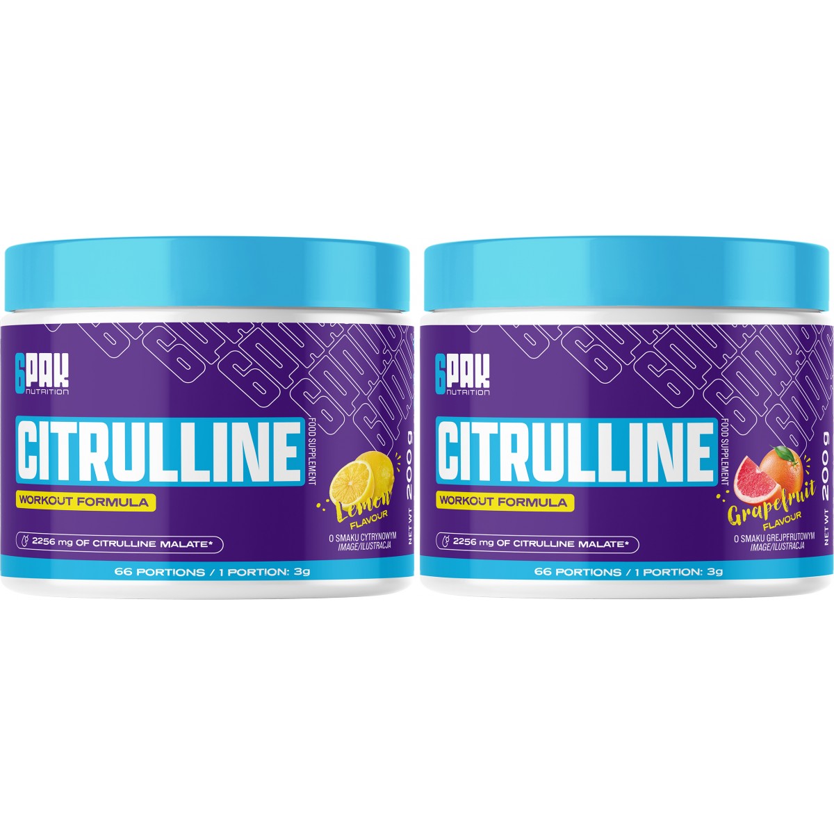 Citrulline - akce 1+1 ZDARMA! - 6Pak Nutrition
