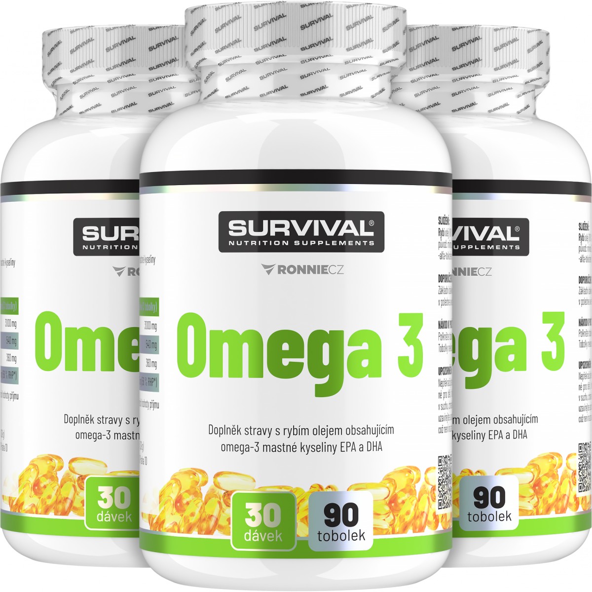 Omega 3 - akce 2+1 ZDARMA - Survival