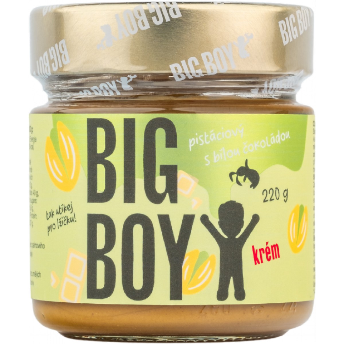 Pist�ciov� kr�m s b�lou �okol�dou - Big Boy