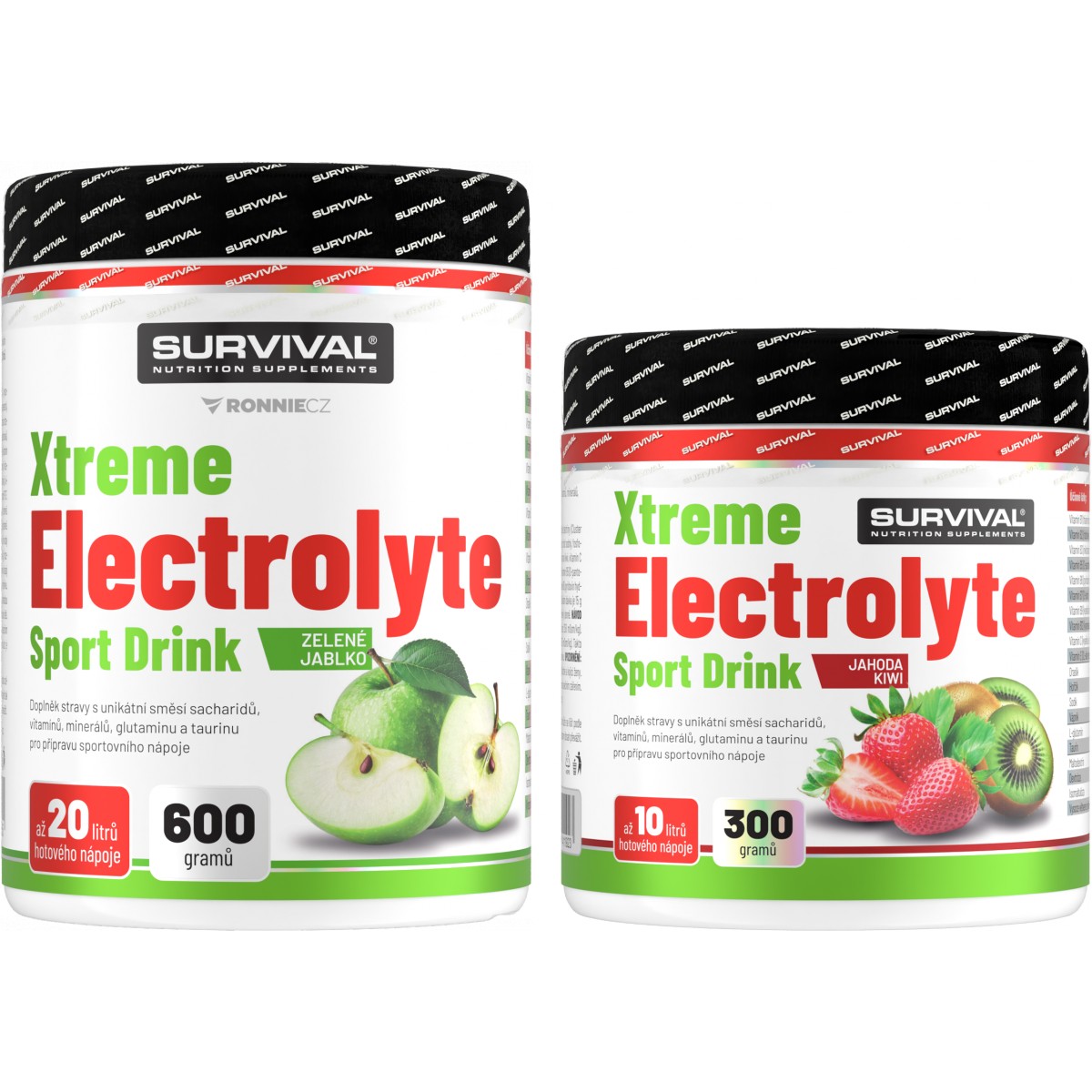 Xtreme Electrolyte Sport Drink - akce 600 g + 300 g - Survival
