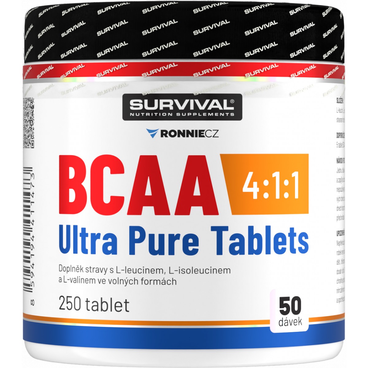 BCAA 4:1:1 Ultra Pure Tablets - Survival