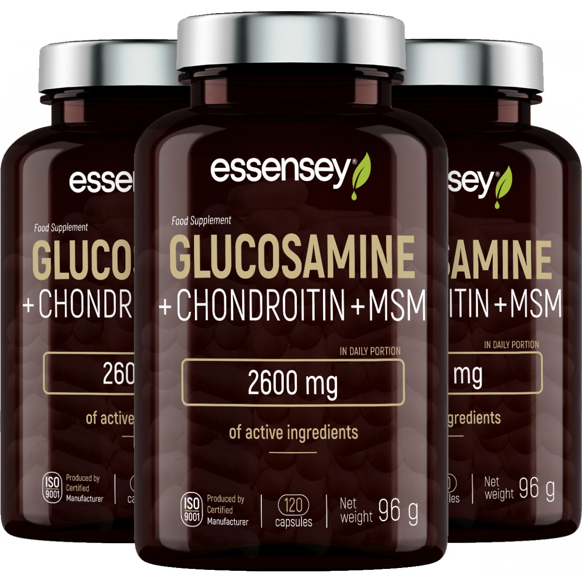 Essensey Glucosamine + Chondroitin + MSM - akce 2+1 - Trec