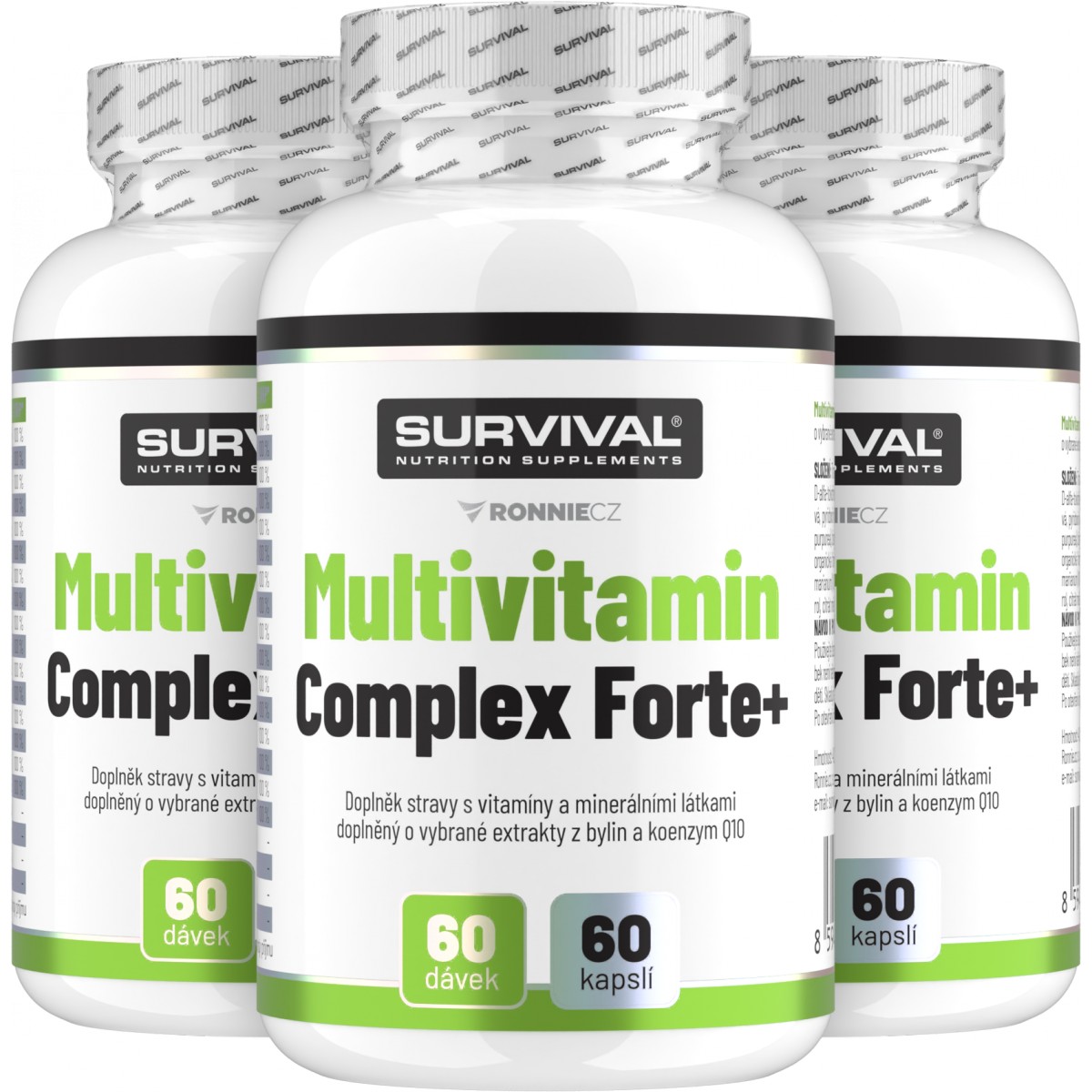 Multivitamin Complex Forte - akce 2+1 ZDARMA! - Survival
