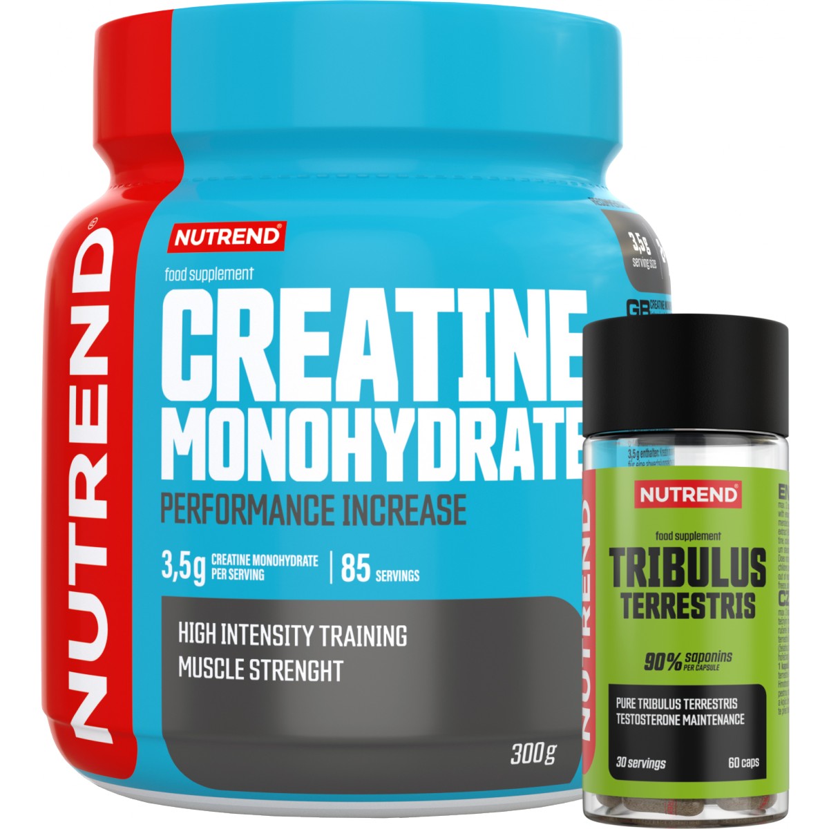 Creatine Monohydrate + Tribulus Terrestris - Nutrend