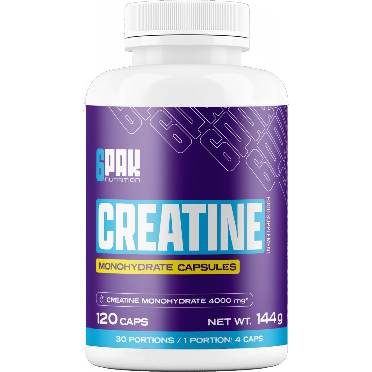 Creatine Monohydrate Capsules - 6Pak Nutrition