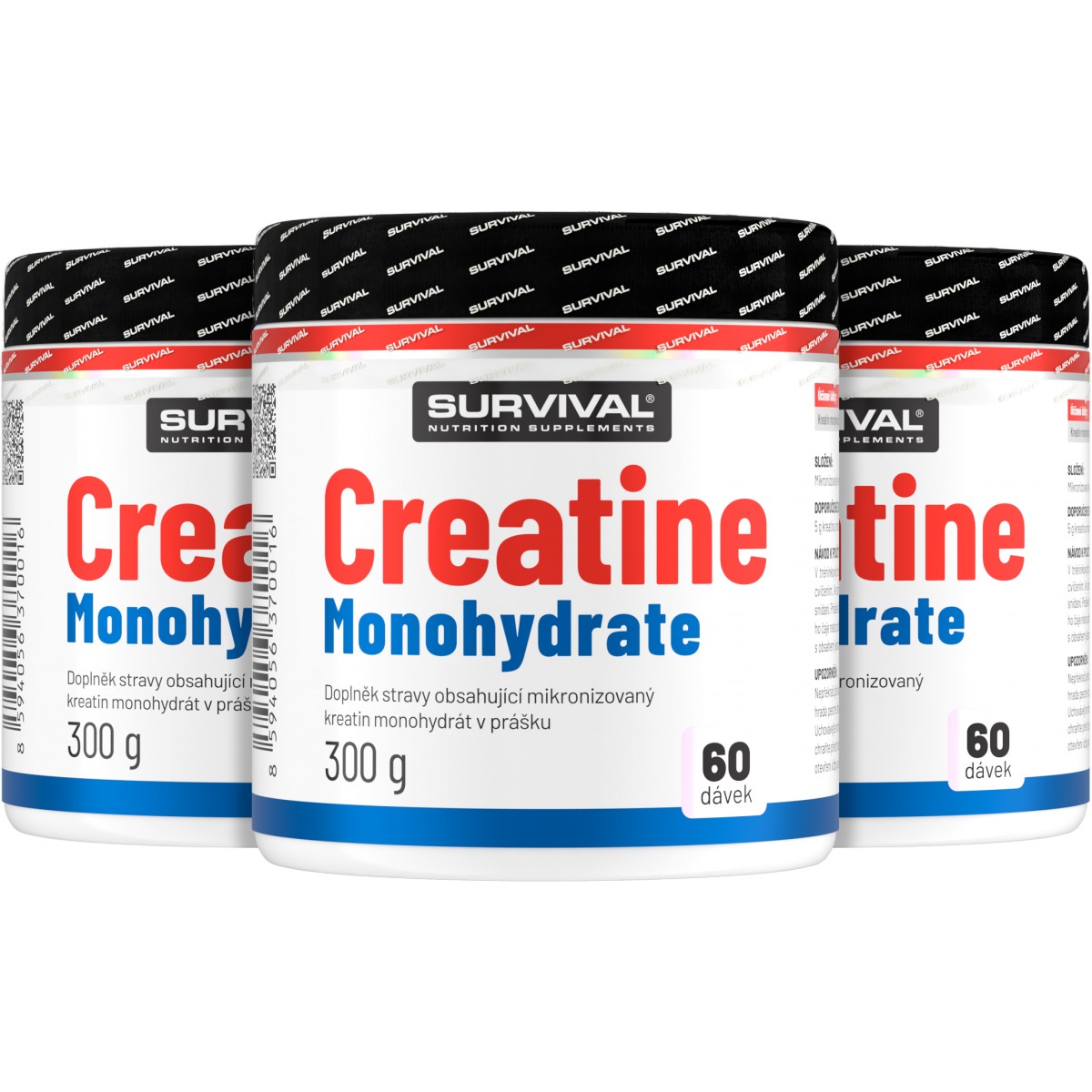 Creatine Monohydrate - akce 2+1 ZDARMA - Survival