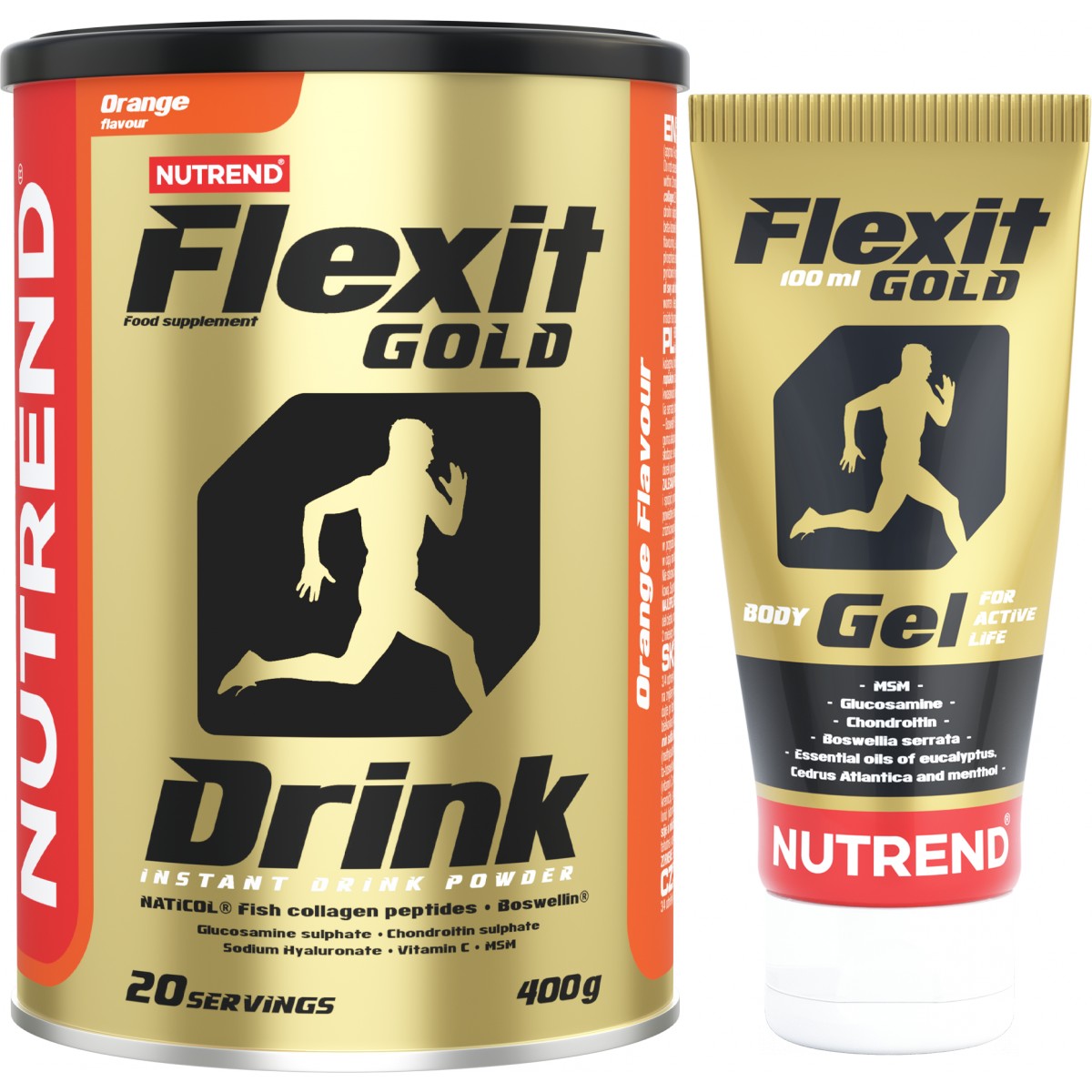 Flexit Gold Drink + Flexit Gold Gel - Nutrend