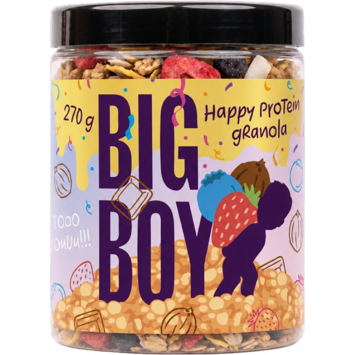 Happy proteinov� granola - Big Boy