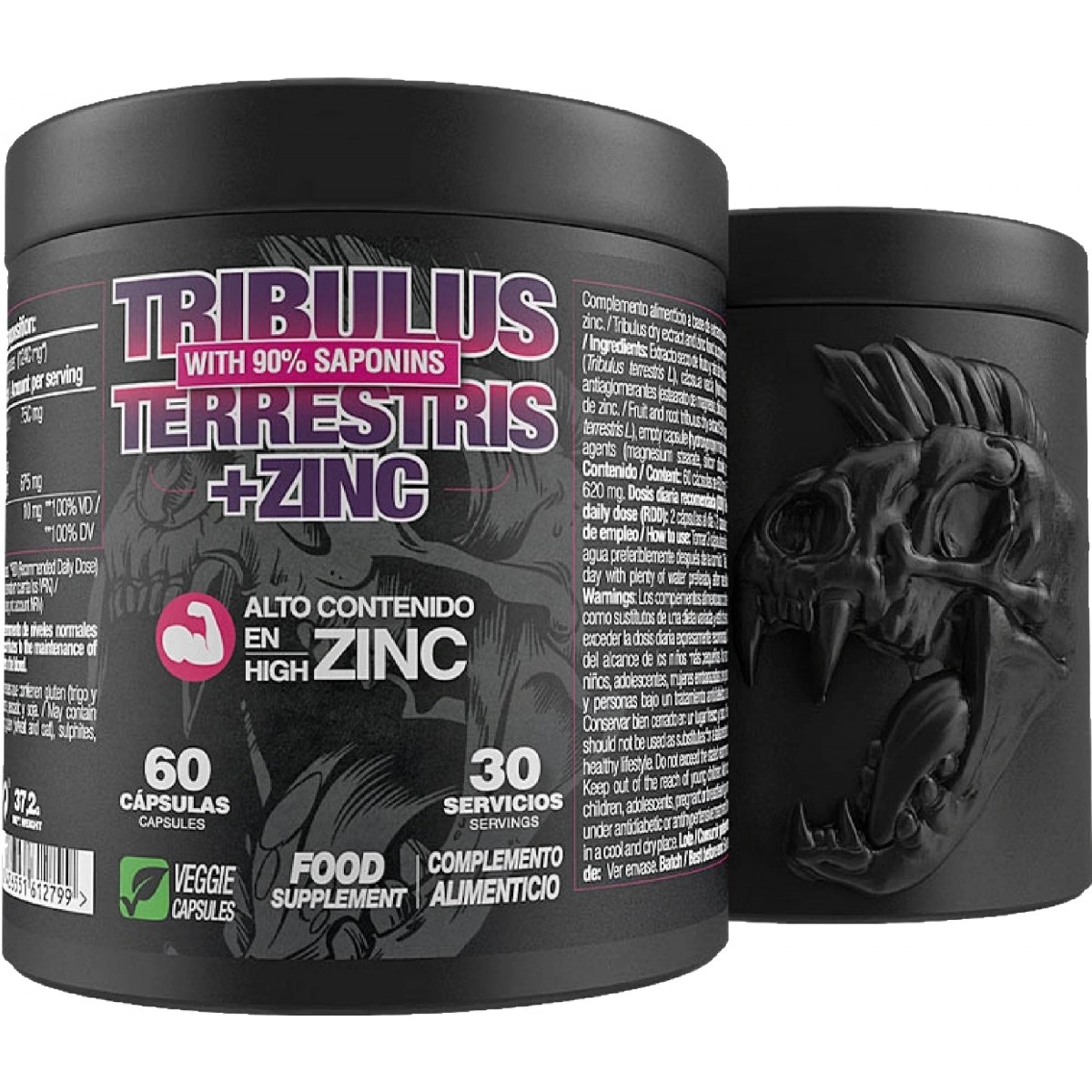Tribulus Terrestris + Zinc - Zoomad Labs